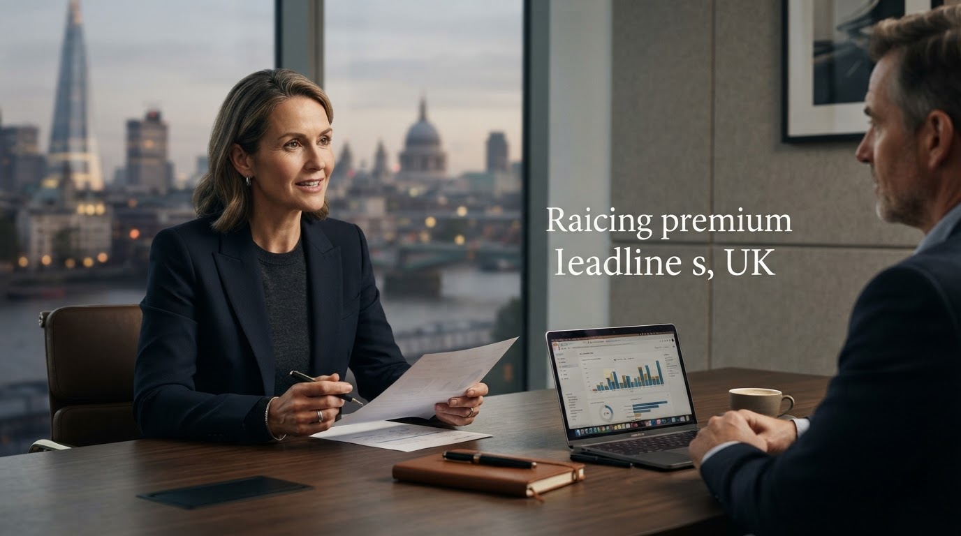 Penvaric client reviewing investment data with calm, considered guidance